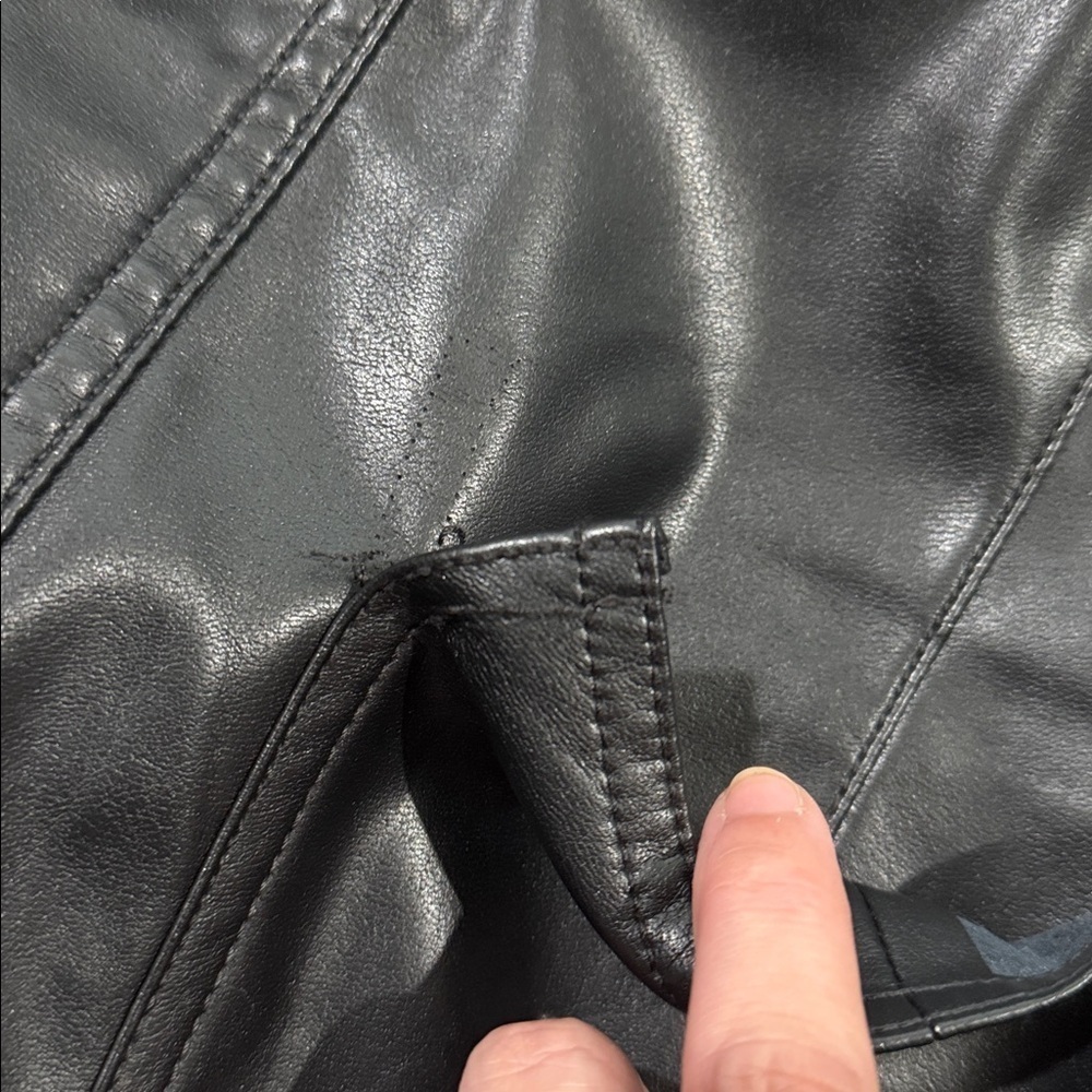 Rag & Bone faux leather leggings size M - Picture 7 of 8